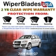 thumbnail image 2 of 2008 Audi Q7 Beam Wiper Blades Wipers w/2yr Warranty (Set of 2), 2 of 5
