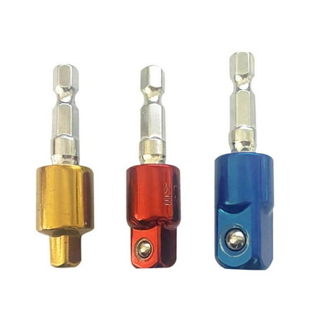 

3× Hexagonal Handle Square Head Sleeve Connecting Rod Electric Wrench Connecting