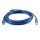 USB Bleu Clair 2.0 Type A pour Taper le Câble d'Imprimante de Connecteur B M/M 5M 16.4ft Longueur – image 1 sur 1