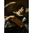 thumbnail image 2 of Simon Vouet 19x24 Gold Ornate Framed and Double Matted Museum Art Print Titled - Angels with Attributes of the Passion, the Superscription from the Cross (1627), 2 of 4