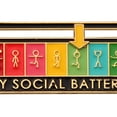 thumbnail image 3 of Battery Sports Social Pin Solapa Pin emocional para todas las ocasiones (-) Negro, 3 of 4
