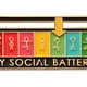 thumbnail image 3 of Social Battery Pin Solapa Pin emocional para todas las ocasiones (batería deportiva-negro), 3 of 4
