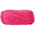 thumbnail image 1 of Zhuge 2 piezas de hilo estilo crochet, hilo de cinta, hilo de tejer, hilo de tela grueso (rosa oscuro), 1 of 5