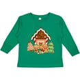 thumbnail image 3 of Inktastic Gingerbread House Christmas Boys or Girls Long Sleeve Toddler T-Shirt, 3 of 5