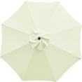 thumbnail image 1 of Reayehane Patio Market Umbrella Replacement Sunumbrella Umbrella Canopy Cover (Replacement Canopy No Frame )Polyester Fabric. (Multi-Color ), 1 of 4