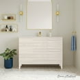 thumbnail image 2 of Cascade 48" Freestanding Bathroom Vanity in White Oak with Sink Top, 2 of 9
