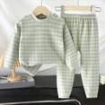 thumbnail image 2 of KPOPLK Toddler Baby Boy Pajamas Set Kids Cotton Sleepwear 2 Pcs Pjs Long Sleeve Top and Pants for 1-7 Years,Size 3-6 Months, 2 of 4