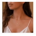 thumbnail image 4 of Collar Xtellar Cruz Mujer Dije Cadena Oro 18k Elegante, 4 of 4