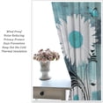 thumbnail image 5 of Rustic Daisy Window Curtains,Farmhouse Floral Flowers Retro Farm Style Living Room Bedroom Kitchen Bathroom Home Decor Blackout Drapes W84xL84in, 5 of 6