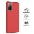thumbnail image 4 of Takfox Compatible for Samsung Galaxy S20 FE Case, Slim Liquid Silicone Cover Case, Gel Rubber Bumper with Soft Cute Microfiber Lining Cushion for Samsung Galaxy S20 FE Case 6.5 inch - Red, 4 of 7