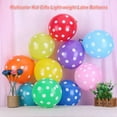 thumbnail image 3 of QualitChoice 100 Pieces Polka Dot Balloons Latex Light-weight Point Balloon Decorations Kit Colorful Photo Props for Shower Yellow/White Dot, 3 of 6