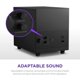 thumbnail image 3 of Subwoofer NZXT Relay AP-SUB80-US 140 W con controlador de 6.5 pulgadas, 3 of 6