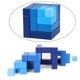 thumbnail image 3 of Rompecabezas 3D Bloques de construcción Ladrillos educativos del estrés Juegos Juguete para adultos Azul 2 Salvador Bloques de construcción de cubos, 3 of 10