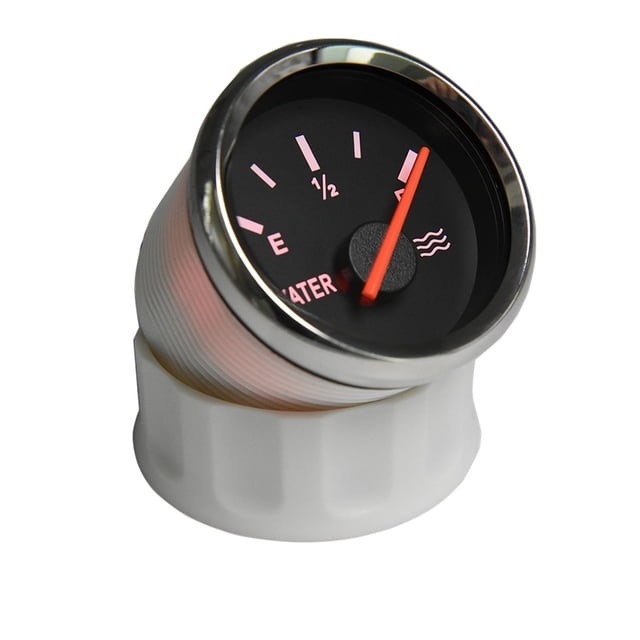 52mm Voltmeter For Boat Marine Car Voltage VOLT 0-190ohm Fuel Water Level Meter Pointer Level Gauge Oil Tank Level Indicator ,Suits Most Tanks