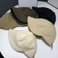 thumbnail image 3 of TELOLY Winter Hats for Women,Plush Lining Womens Winter Hat,Soft Comfortable Warmth Experience Fedora Hats for Women,Coffee, 3 of 5