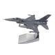 thumbnail image 2 of Modelo de avión de F16C a escala 1/100, modelo de exhibición de avión, colección de aviones de aleación con soporte para estantería, mesa,, 2 of 9