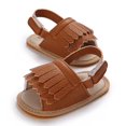thumbnail image 5 of Infant Baby Girl Sandals Soft Anti-Slip Sole Summer Casual Beach Shoes Princess Dress Flats Prewalker First Walker Shoes, 5 of 9