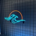 thumbnail image 4 of Craftnamesign Sun Wave Neon Signs, Retro Led Sign, Bedroom Decor, Sunrise Lover Gifts, 4 of 4