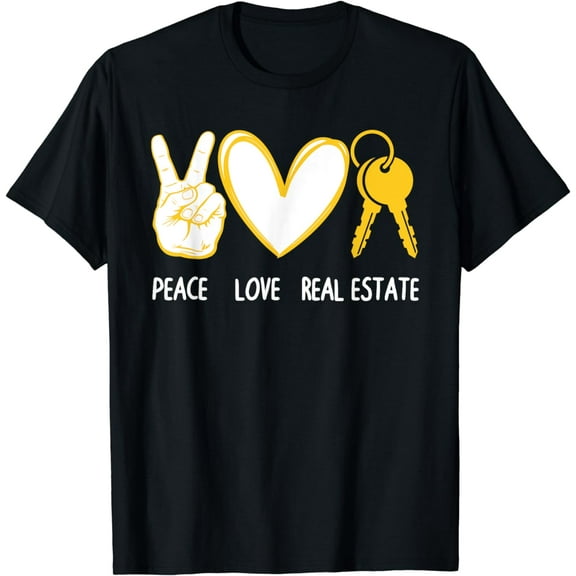 Cool Real Estate Art For Men Women Realtor Real Estate Agent T-Shirt