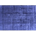 thumbnail image 1 of Ahgly Company Machine Washable Indoor Rectangle Oriental Blue Industrial Area Rugs, 3' x 5', 1 of 4