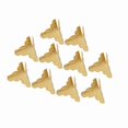 thumbnail image 3 of 12 Pcs Decorative Corner Protectors for Wooden Jewelry Boxes, Gift Boxes, Iron Borders, Gold, 3 of 4