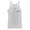 White Heather, variant on Women's Aladdin Title Logo Badge  Racerback Tank Top White Heather Medium