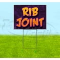 thumbnail image 1 of Rib Joint (18" x 24") Yard Sign, Includes Metal Step Stake, 1 of 6
