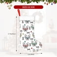 thumbnail image 4 of Salouo Cute French Bulldog Print Christmas Stockings,Large Xmas Stocking Set of 1 Holiday and Farmhouse Stocking for Christmas Holiday Party Decoration(17.7*11 Inch), 4 of 7