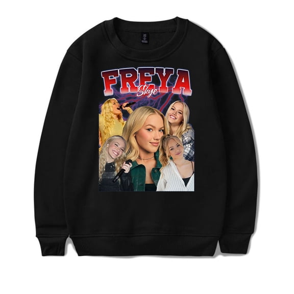 Freya Skye Pic Merch Crewneck Sweatshirts Winter Unisex Fashion Long Sleeve Stylish Y2K Design Top
