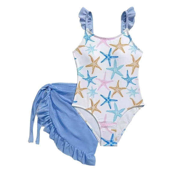 CHENge Girls Tankini Swimsuit Sets Size 14 16 Ruffled Styles Color Block Soft & Lightweigh Rash Guard One Piece Cut Out Bathing Suit Adjustable Straps Ruched Girls' Swimwear 9-16y