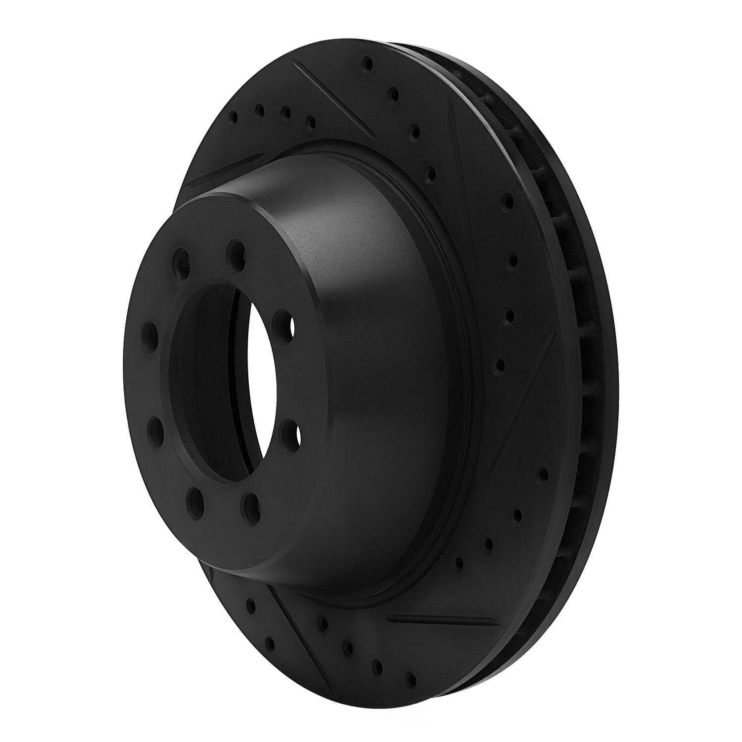 Dynamic Friction Company 633-54102R DFC Brake Rotor - Drilled And Slotted - Black