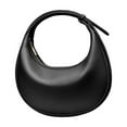 thumbnail image 3 of Abbraccia Shoulder Bag for Women Dumpling Bag Half for Black, 3 of 9