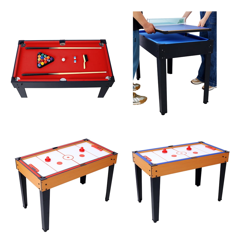 5-in-1 Multi Game Table 3.6x2 Ft Combo Game Table Foosball/Pool/ping Pong/basketball/Hockey Combination Game Table for Home