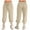 Champagne, variant on Sxiwei Men's Pirate Pants Medieval Renaissance Viking Lace Up Ankle Banded Pants Trousers Black L