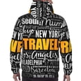 thumbnail image 7 of Wukai Travel Print Men Hoodies Fleece Sweatshirts Long Sleeve Sweaters Pullover Fall Outfits Winter Clothes-XX-Large, 7 of 7