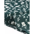thumbnail image 5 of DARING DIVA Women's Plus Pleated High Waist Midi Casual Floral Skirt 3XL Dark Green, 5 of 6