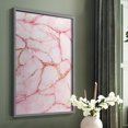 thumbnail image 5 of Rose Marble I in Gray Solid Wood 16 x 20 Framed Print, 5 of 6