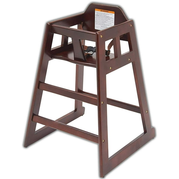 Wooden High Chair For Babies Infants, Wooden Restaurant High Chair