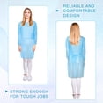 thumbnail image 3 of Batas aislantes desechables Xuhal, paquete de 150 unidades, PPE, unisex, azules, 3 of 6