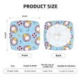 thumbnail image 5 of Haiem Gnome Pool Party Printed Square Couch Cushion Covers, Floral Sofa Cushion Covers Replacement, Stretch Couch Covers for Couch-16.9in, 5 of 8