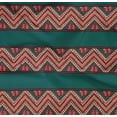 thumbnail image 4 of oneOone Organic Cotton Poplin Twill Fabric Floral & Chevron Block Print Fabric By Yard 42 Inch Wide, 4 of 4