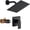 Matte Black, variant on Black Shower Faucet Single Function Trim Kit with Rough-in Valve Set Bath Rainfall Shower System 8inch Square Stainless Steel Metal Shower Head