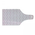 thumbnail image 1 of Pink Damask Cutting Board, Floral Branches Leaves Motifs on Pastel Striped Background, Decorative Tempered Glass Cutting and Serving Board, in 3 Sizes, by Ambesonne, 1 of 2