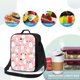 thumbnail image 4 of Fotbe Cute Pink Snowman Cat Lonchera Bolsa de Almuerzo para Hombres y Mujeres, Lonchera de Gran Capacidad, Bolsa de Almuerzo Reutilizable, Bolsa Térmica Aislante, 4 of 7
