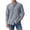 Gray, variant on Gamivast Dress Shirts for Men Stand Collarlong Sleeve Button Down Blouses Casual Slim Fit Solid Tops Lightweight Work Office Outfits Blue M