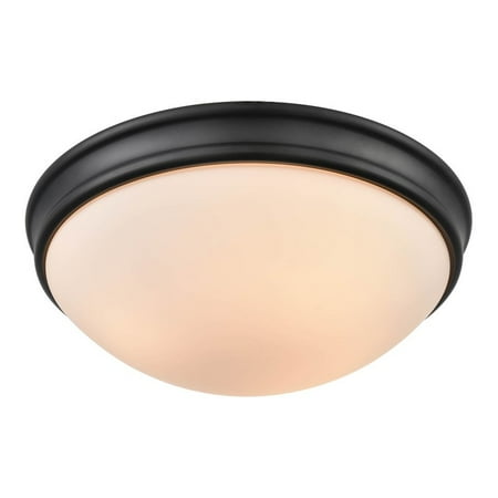 

Millennium Lighting 14 3-light Metal Flushmount Light in Matte Black