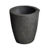 #3-4 Kg ProCast Foundry Clay Graphite Crucible Cup with Pour Spout for Melting Metal, 4kg Big Graphite Crucible, Propane Torch, Melting Furnace Casting Refining Gold,Silver,Copper, Iron,Brass,Aluminum