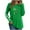 Z04 Green, variant on Women's St Patrick's Day T-Shirt Green Long Sleeve Crewneck Shamrock Tees Tops
