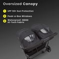 thumbnail image 6 of J is for Jeep Destination Ultralight Double Stroller in Midnight by Delta Children, 6 of 8