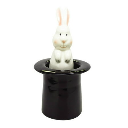 Rabbit in Magicians Hat Salt and Pepper Shaker Set